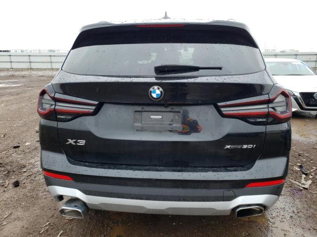 5UX53DP09N9M83483 - 2022 BMW X3 XDRIVE30I BLACK photo 6