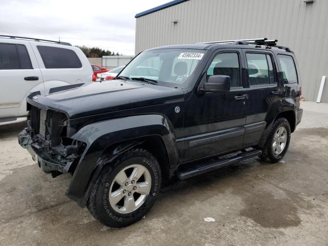 1C4PJMAK5CW183061 - 2012 JEEP LIBERTY SPORT BLACK photo 1