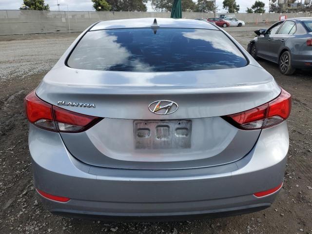 5NPDH4AE3FH619750 - 2015 HYUNDAI ELANTRA SE SILVER photo 6