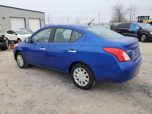 3N1CN7AP1CL834565 - 2012 NISSAN VERSA S BLUE photo 2