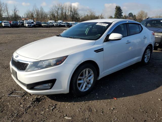 KNAGM4A70D5383109 - 2013 KIA OPTIMA LX WHITE photo 1