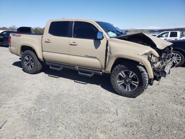 3TMCZ5AN6KM269517 - 2019 TOYOTA TACOMA DOUBLE CAB TAN photo 4