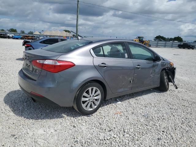 KNAFX4A85F5344711 - 2015 KIA FORTE EX GRAY photo 3