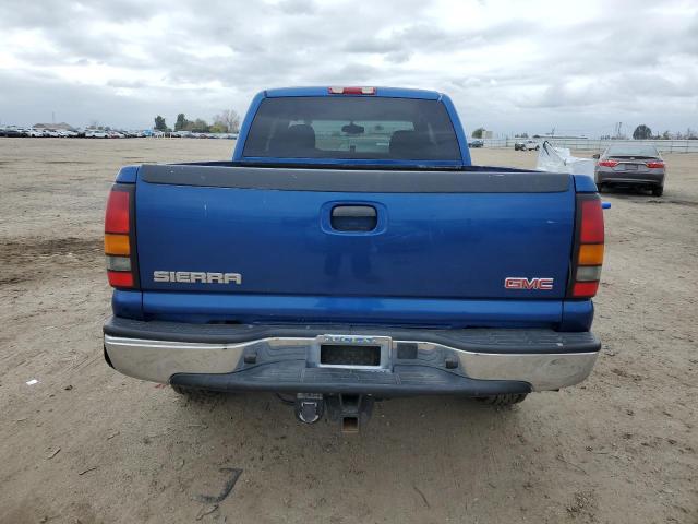 2GTEK19T441210078 - 2004 GMC NEW SIERRA K1500 BLUE photo 6