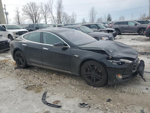 5YJSA1CN8DFP27459 - 2013 TESLA MODEL S BLACK photo 4