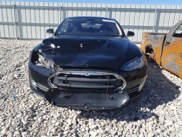 5YJSA1CN8DFP27459 - 2013 TESLA MODEL S BLACK photo 5
