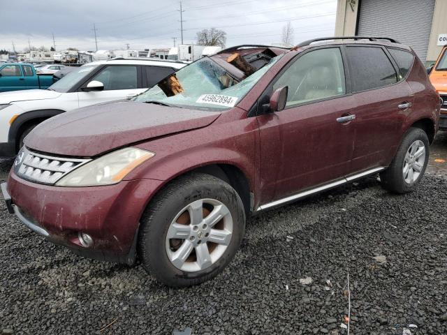 JN8AZ08W06W530207 - 2006 NISSAN MURANO SL RED photo 1