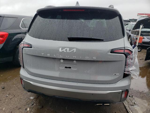 5XYP5DGC8PG379700 - 2023 KIA TELLURIDE SX GRAY photo 6