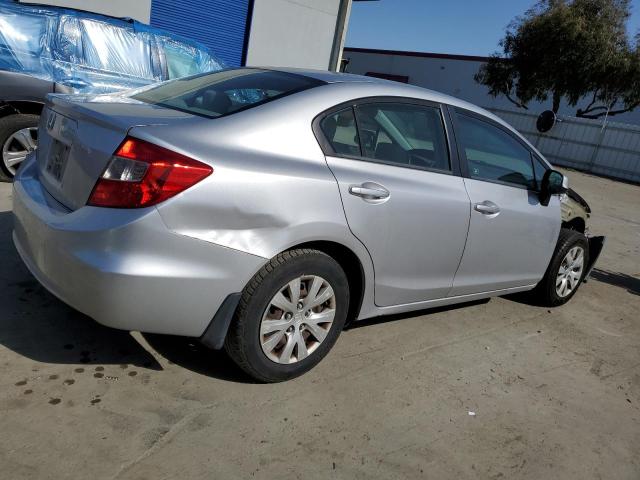 2HGFB2F5XCH562718 - 2012 HONDA CIVIC LX SILVER photo 3