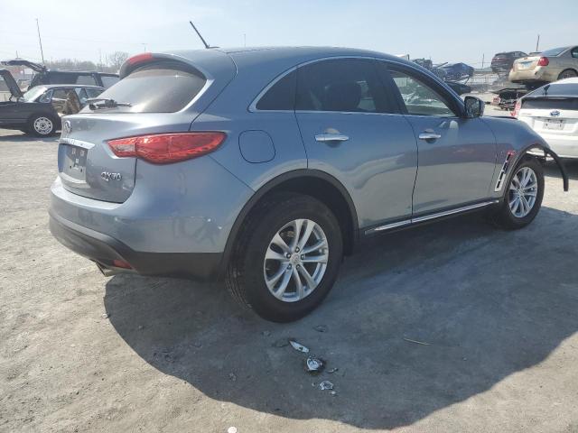 JN8CS1MW8HM414955 - 2017 INFINITI QX70 BLUE photo 3