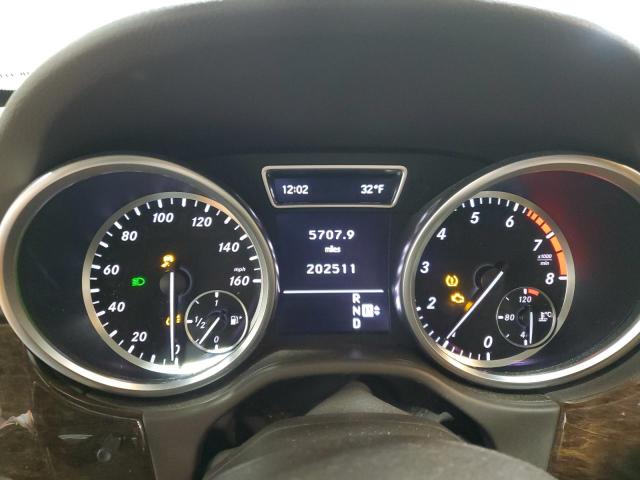 4JGDA5HB7CA020712 - 2012 MERCEDES-BENZ ML 350 4MATIC WHITE photo 9