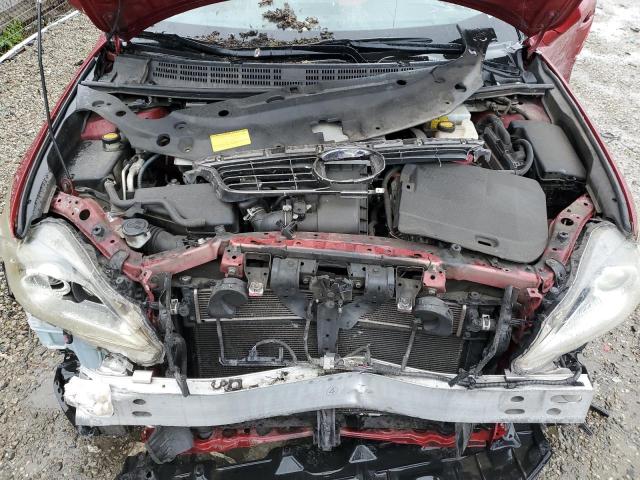 JTHKD5BH0C2100748 - 2012 LEXUS CT 200 RED photo 11