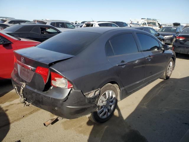 2HGFA16569H327688 - 2009 HONDA CIVIC LX GRAY photo 3