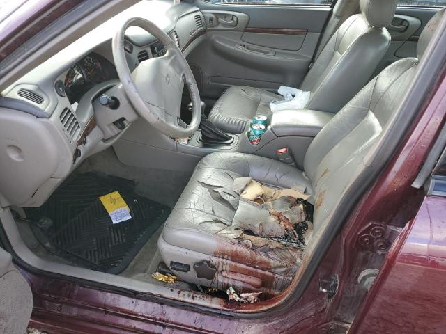 2G1WH52K049222413 - 2004 CHEVROLET IMPALA LS BURGUNDY photo 7