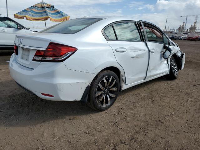 19XFB2F97FE206163 - 2015 HONDA CIVIC EXL WHITE photo 3