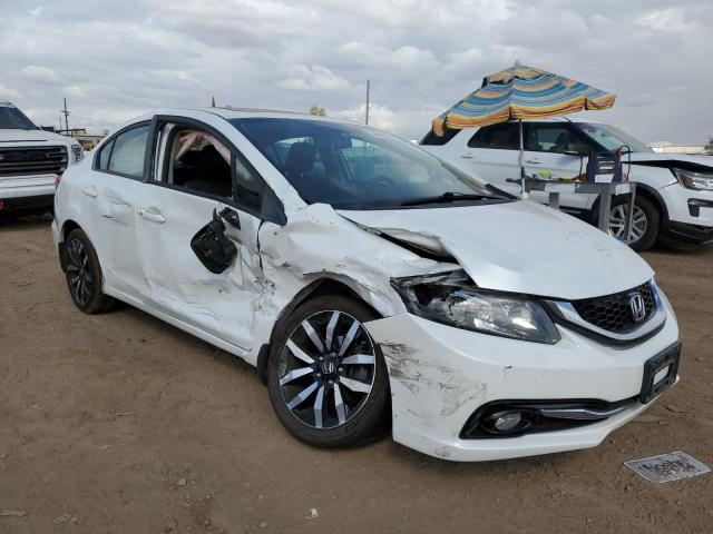 19XFB2F97FE206163 - 2015 HONDA CIVIC EXL თეთრი ფოტო 4