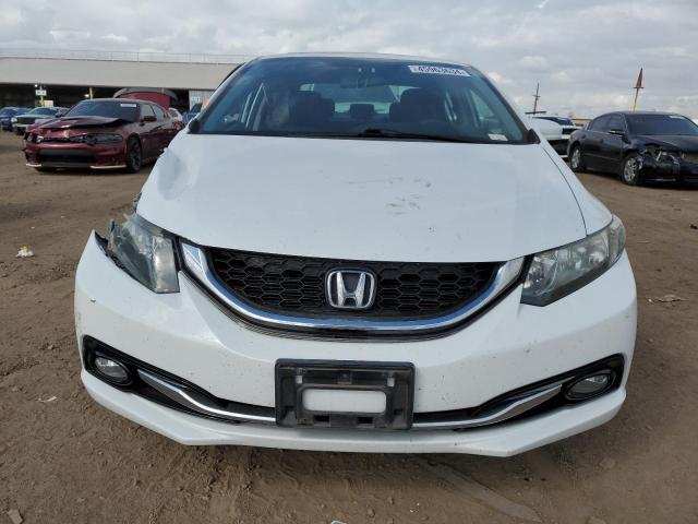 19XFB2F97FE206163 - 2015 HONDA CIVIC EXL WHITE photo 5