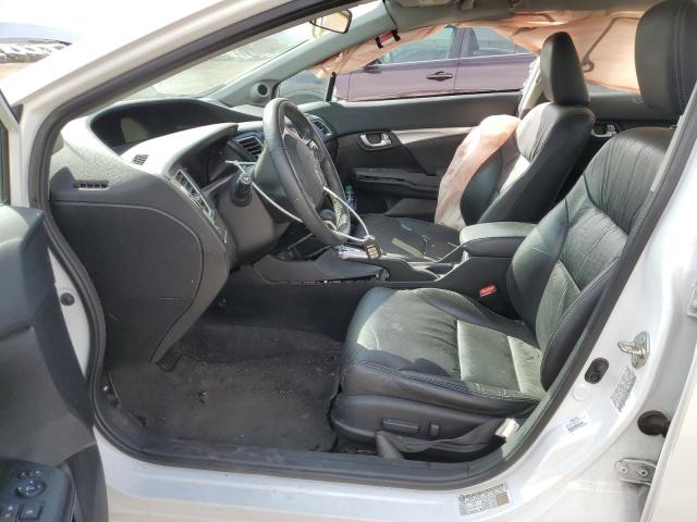19XFB2F97FE206163 - 2015 HONDA CIVIC EXL თეთრი ფოტო 7