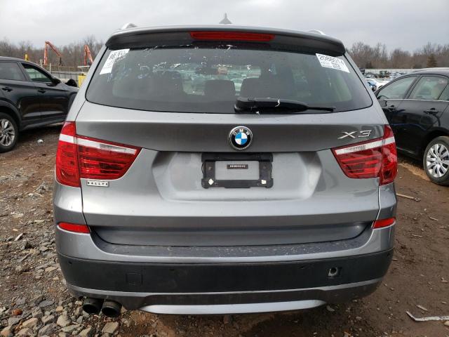 5UXWX9C53DL874251 - 2013 BMW X3 XDRIVE28I GRAY photo 6