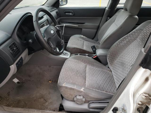 JF1SG656X4H743671 - 2004 SUBARU FORESTER 2.5XS თეთრი ფოტო 7