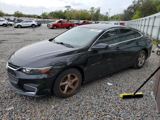 1G1ZB5STXGF178052 - 2016 CHEVROLET MALIBU LS BLACK photo 1