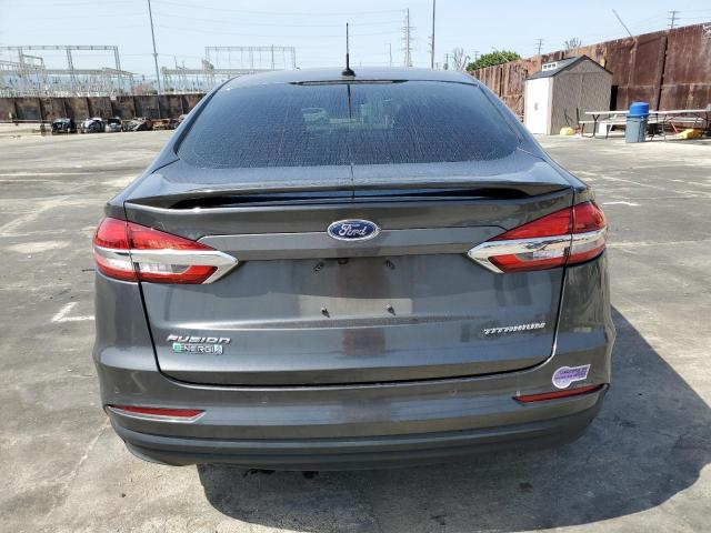 3FA6P0SU2KR189426 - 2019 FORD FUSION TITANIUM GRAY photo 6