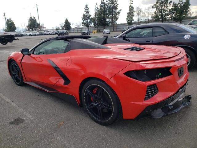 1G1YC3D48M5118503 - 2021 CHEVROLET CORVETTE STINGRAY 3LT RED photo 2