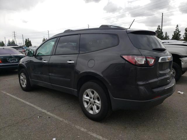 1GNKRFED8FJ254966 - 2015 CHEVROLET TRAVERSE LS CHARCOAL photo 2