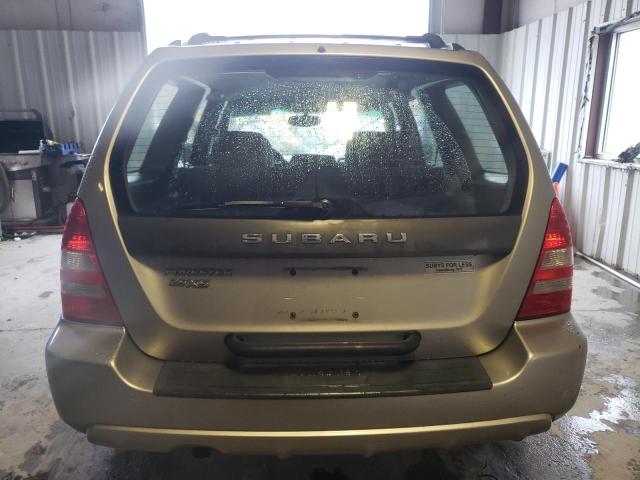 JF1SG65635H710089 - 2005 SUBARU FORESTER 2.5XS Մոխրագույն լուսանկար 6