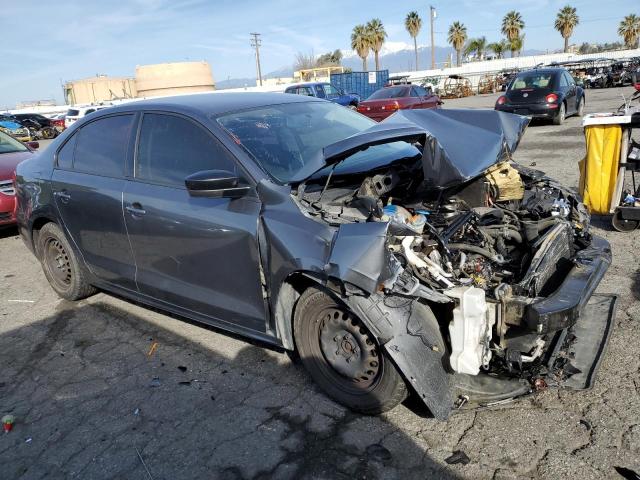 3VW2K7AJ4EM256338 - 2014 VOLKSWAGEN JETTA BASE Մոխրագույն լուսանկար 4