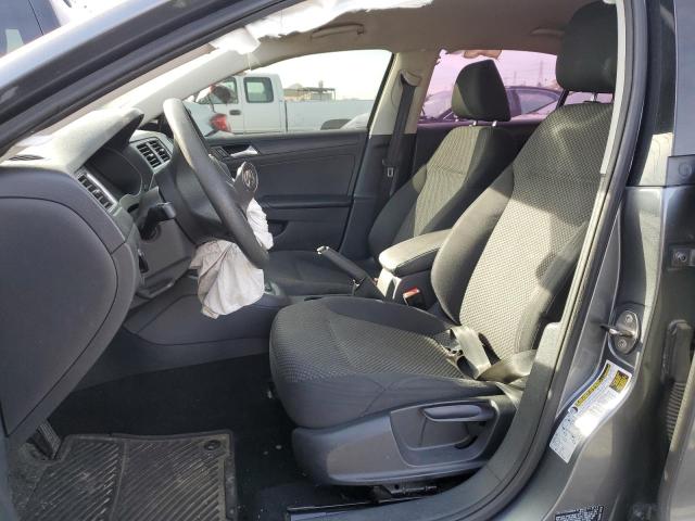 3VW2K7AJ4EM256338 - 2014 VOLKSWAGEN JETTA BASE Մոխրագույն լուսանկար 7