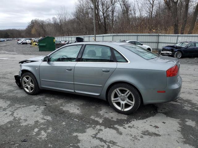 WAUDF78E38A021064 - 2008 AUDI A4 2.0T QUATTRO SILVER photo 2