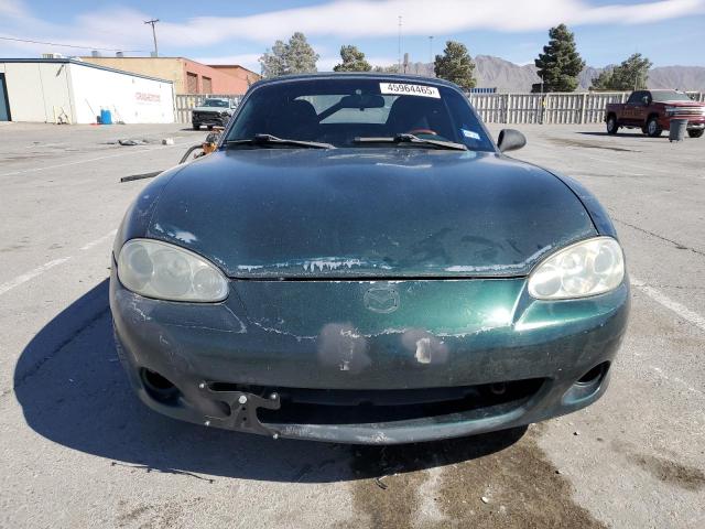 JM1NB353110201914 - 2001 MAZDA MX-5 MIATA BASE GREEN photo 5