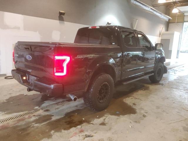 1FTEW1EG7HKE28356 - 2017 FORD F150 SUPERCREW BLACK photo 3