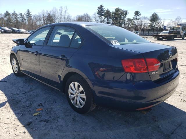 3VW2K7AJ7CM403202 - 2012 VOLKSWAGEN JETTA BASE BLUE photo 2