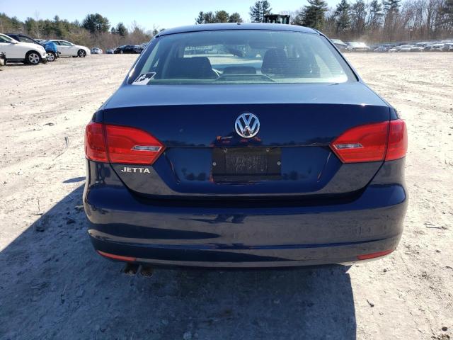 3VW2K7AJ7CM403202 - 2012 VOLKSWAGEN JETTA BASE BLUE photo 6