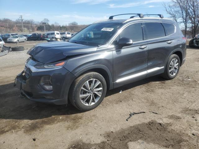 5NMS3CAD7LH185624 - 2020 HYUNDAI SANTA FE SEL GRAY photo 1