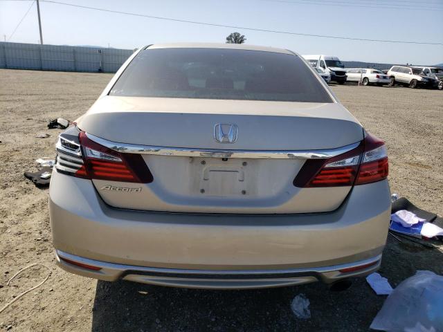 1HGCR2F33GA146639 - 2016 HONDA ACCORD LX GOLD photo 6