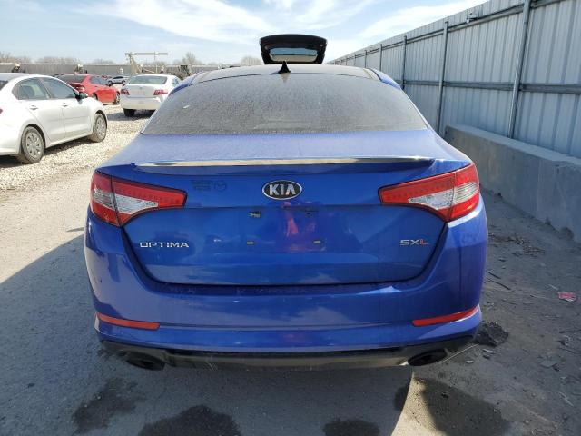 5XXGR4A68DG134466 - 2013 KIA OPTIMA SX BLUE photo 6