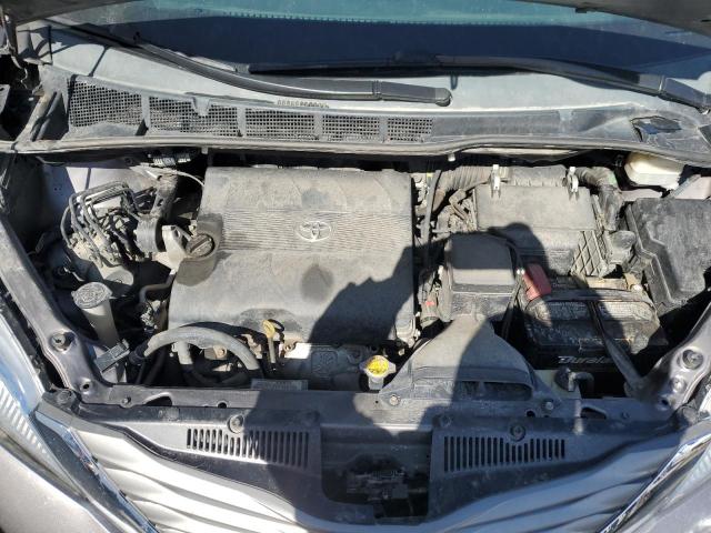 5TDYK3DC5DS280052 - 2013 TOYOTA SIENNA XLE CHARCOAL photo 11