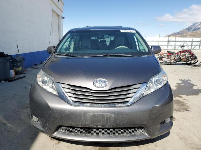 5TDYK3DC5DS280052 - 2013 TOYOTA SIENNA XLE CHARCOAL photo 5