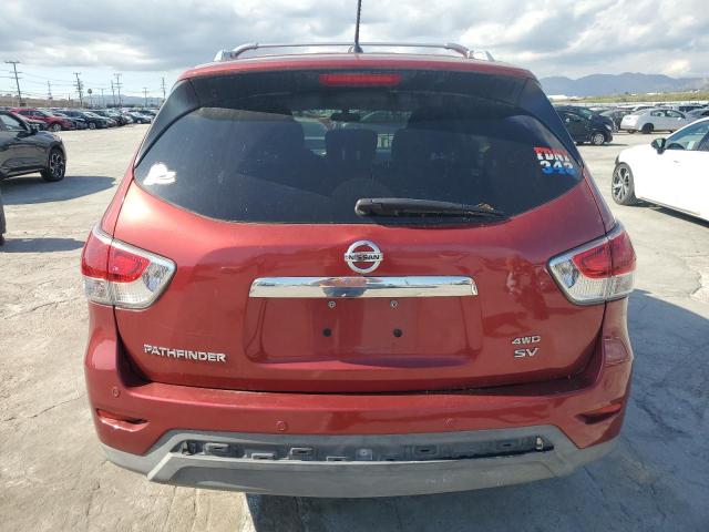 5N1AR2MMXEC615112 - 2014 NISSAN PATHFINDER S MAROON photo 6