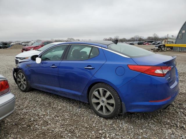 5XXGR4A65DG232001 - 2013 KIA OPTIMA SX BLUE photo 2