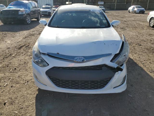 KMHEC4A40CA034682 - 2012 HYUNDAI SONATA HYBRID WHITE photo 5