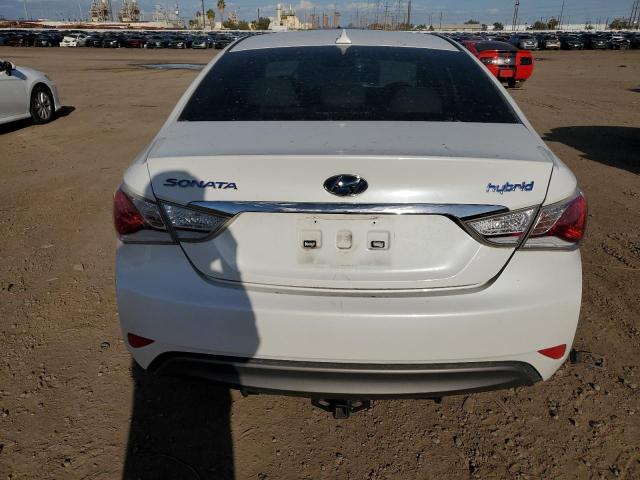 KMHEC4A40CA034682 - 2012 HYUNDAI SONATA HYBRID WHITE photo 6