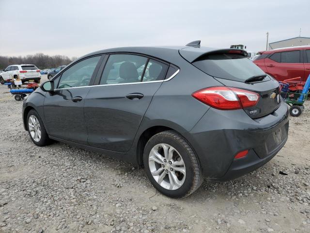 3G1BE6SM1KS556898 - 2019 CHEVROLET CRUZE LT CHARCOAL photo 2