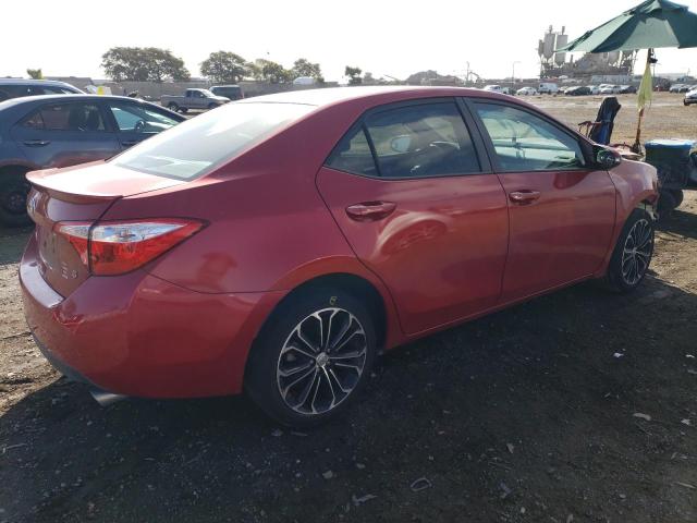 5YFBURHE6GP484080 - 2016 TOYOTA COROLLA L RED photo 3