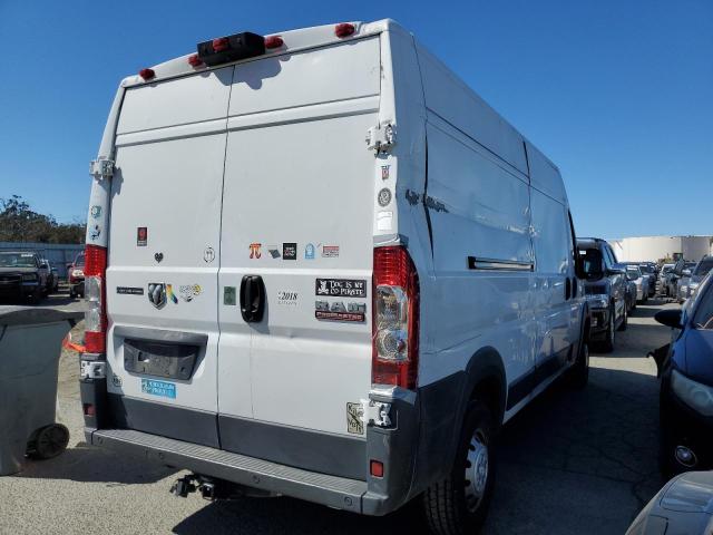 3C6TRVDG3JE156492 - 2018 RAM PROMASTER 2500 HIGH Ақ фото 3