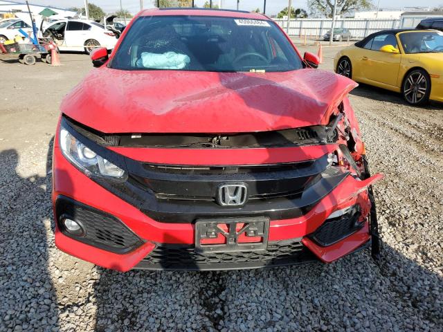 SHHFK7H58HU425216 - 2017 HONDA CIVIC EX RED photo 5