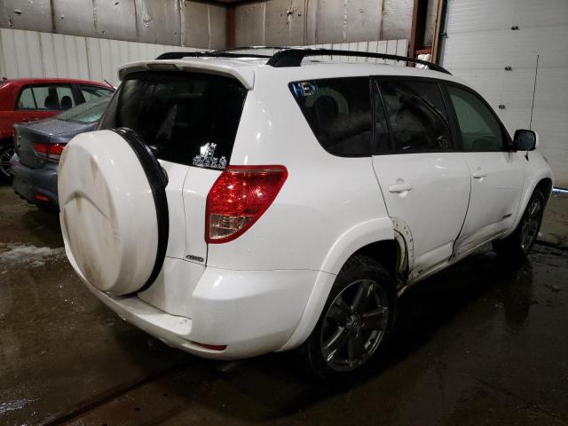 JTMBK32V186037449 - 2008 TOYOTA RAV4 SPORT WHITE photo 3